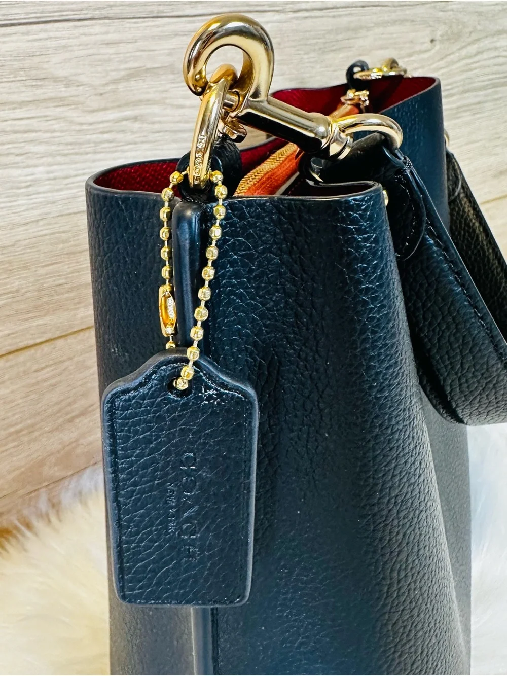 Coach Molly Bucket Black 22